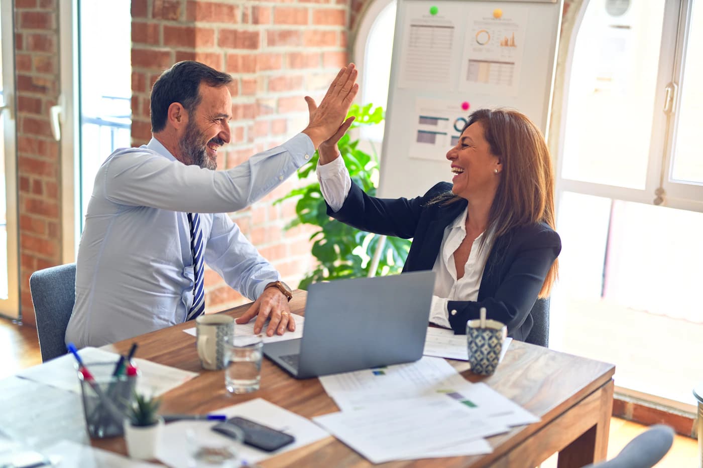 Financial advisor meeting with a client